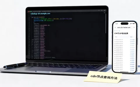 如何查cdn节点？查看cdn节点IP地址的方法