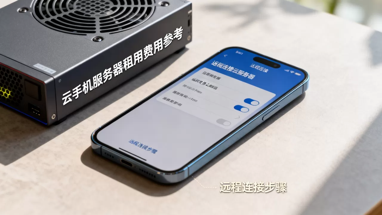 安卓手机怎么远程连接云服务器？云手机服务器租用费用