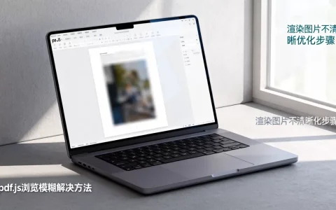 pdf.js浏览模糊如何解决？pdf.js渲染图片不清晰
