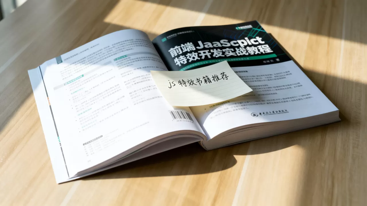 js特效书籍推荐哪本？前端JavaScript特效开发实战教程