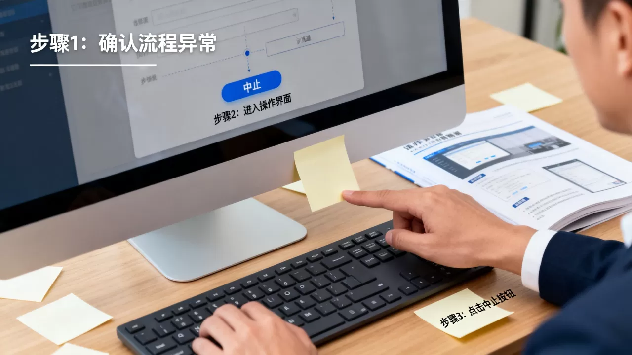 流程为何被安全中止?手动中止流程的具体操作步骤 流程为何被安全中止?手动中止流程的具体操作步骤