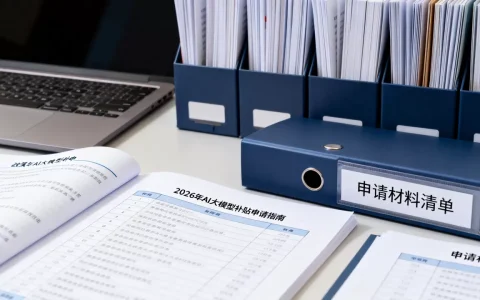 AI大模型补贴怎么申请？2026年最新补贴政策详解