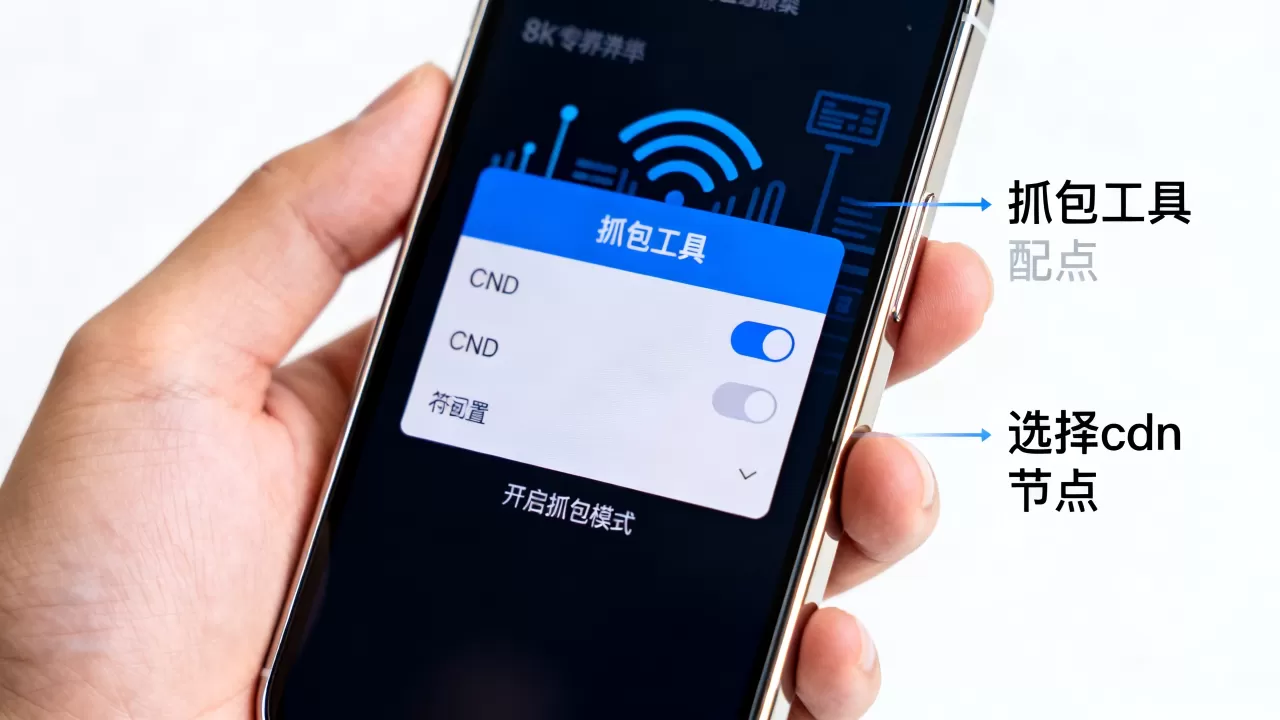 手机抓包cdn怎么配置？手机抓包cdn教程