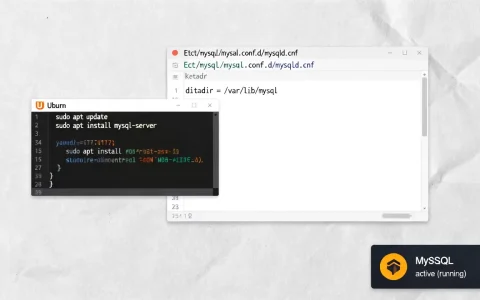 安装MySQL时如何建立默认数据库？Ubuntu部署MySQL详细教程