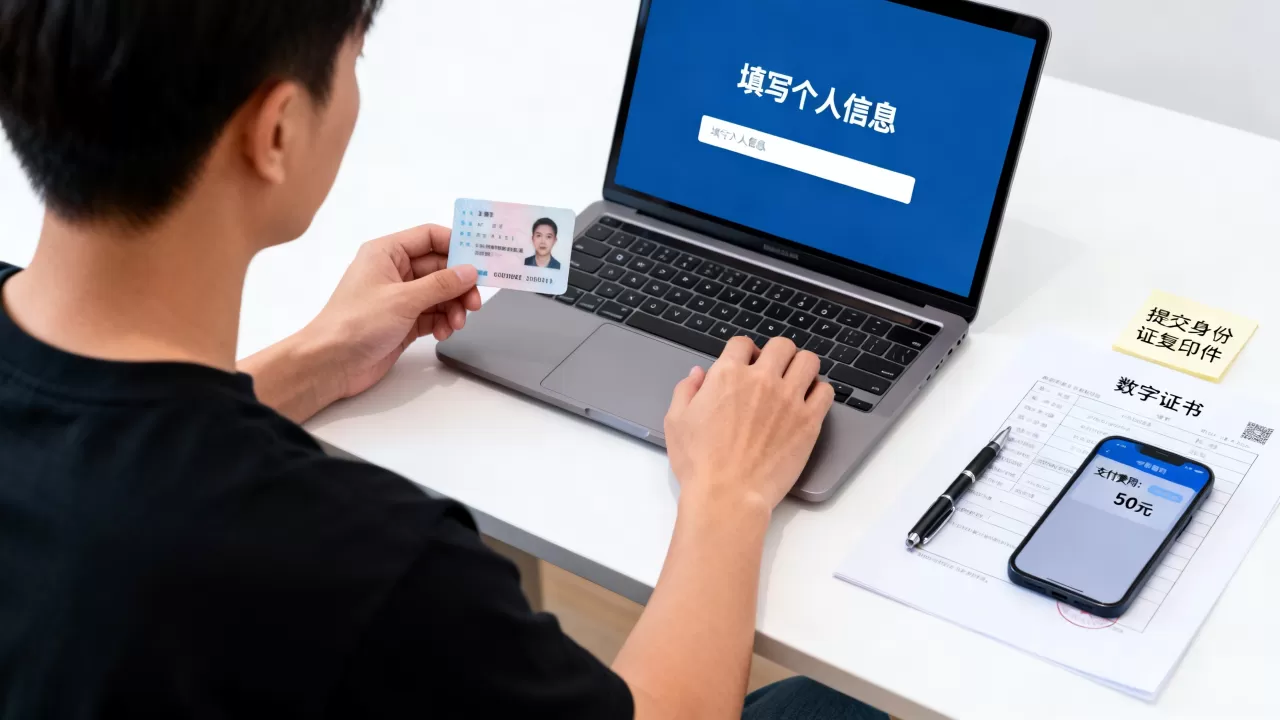 个人办理数字证书怎么操作？个人数字证书办理流程和费用