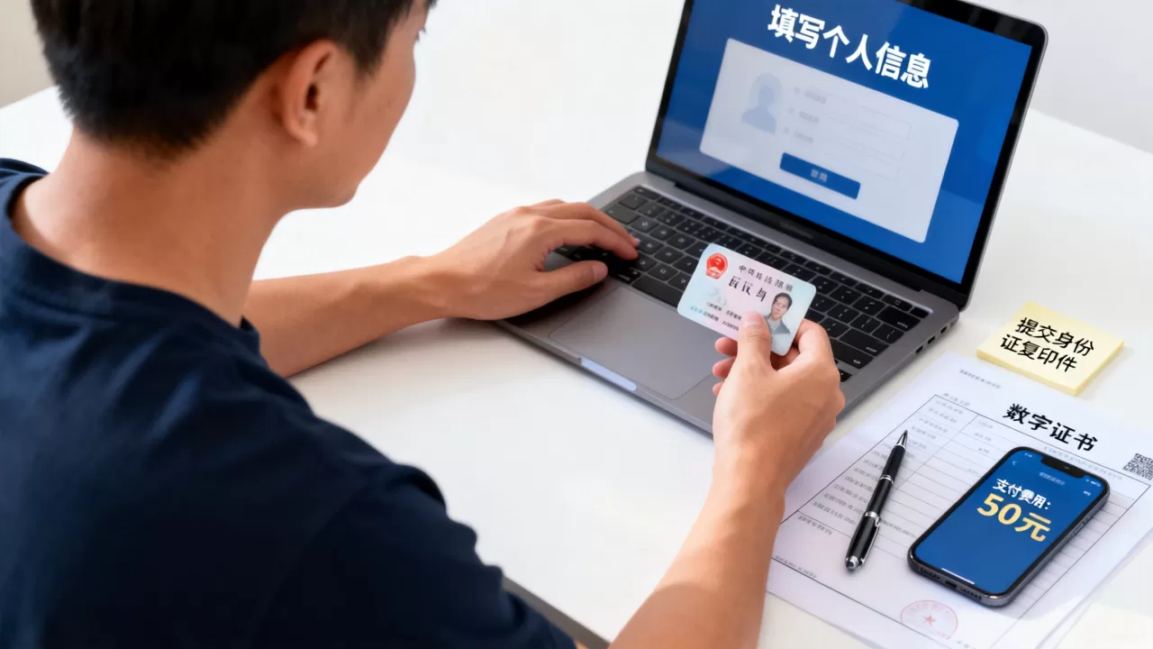 个人办理数字证书怎么操作？个人数字证书办理流程和费用