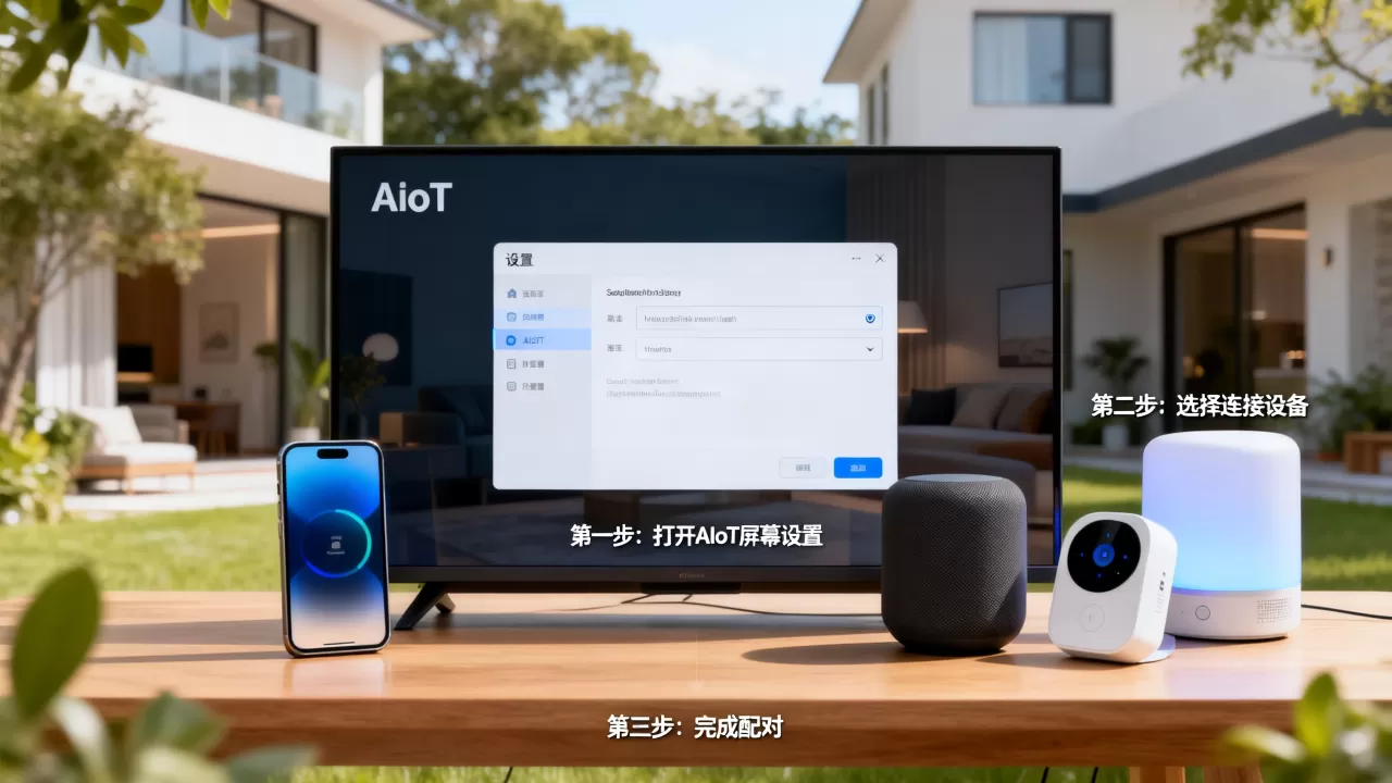 AIoT屏幕怎么设置？如何连接智能家居设备