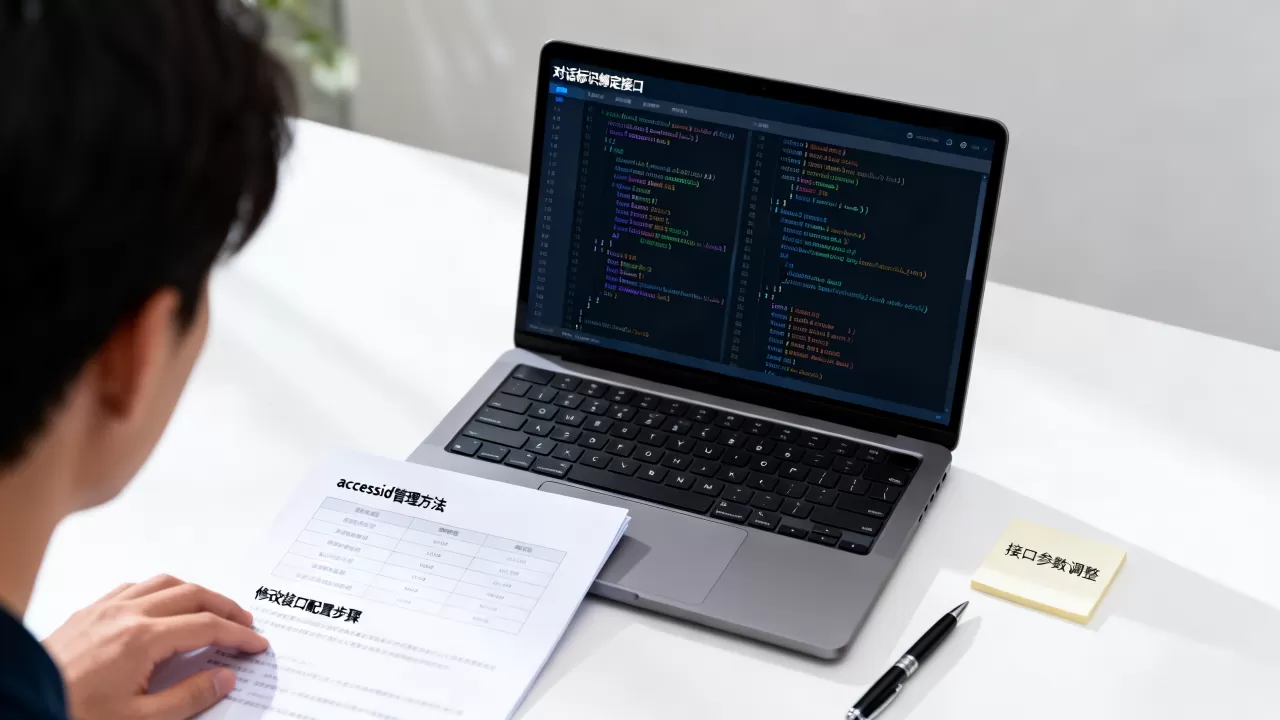 accessid管理怎么修改对话标识绑定接口？accessid管理方法