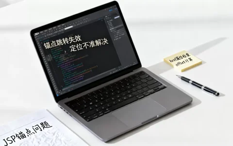 JSP锚点跳转失效怎么办？jsp锚点定位不准怎么解决