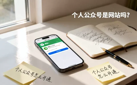 个人公众号是网站吗？个人公众号怎么开通