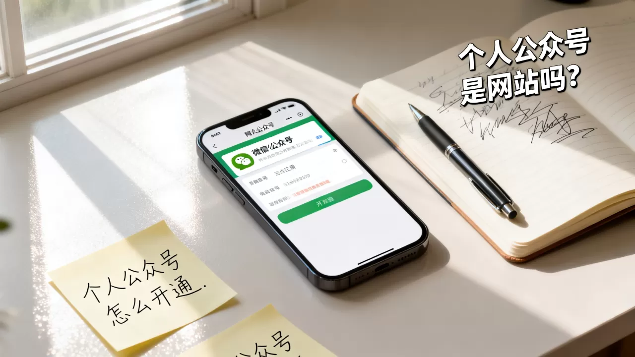 个人公众号是网站吗？个人公众号怎么开通