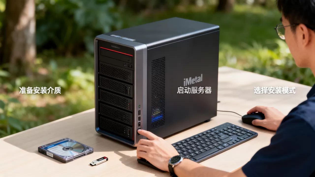 如何安装iMetal服务器操作系统？云服务器系统安装教程