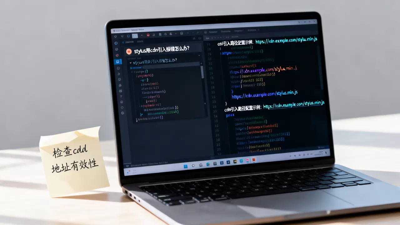 stylus用cdn引入报错怎么办？stylus引入cdn路径配置