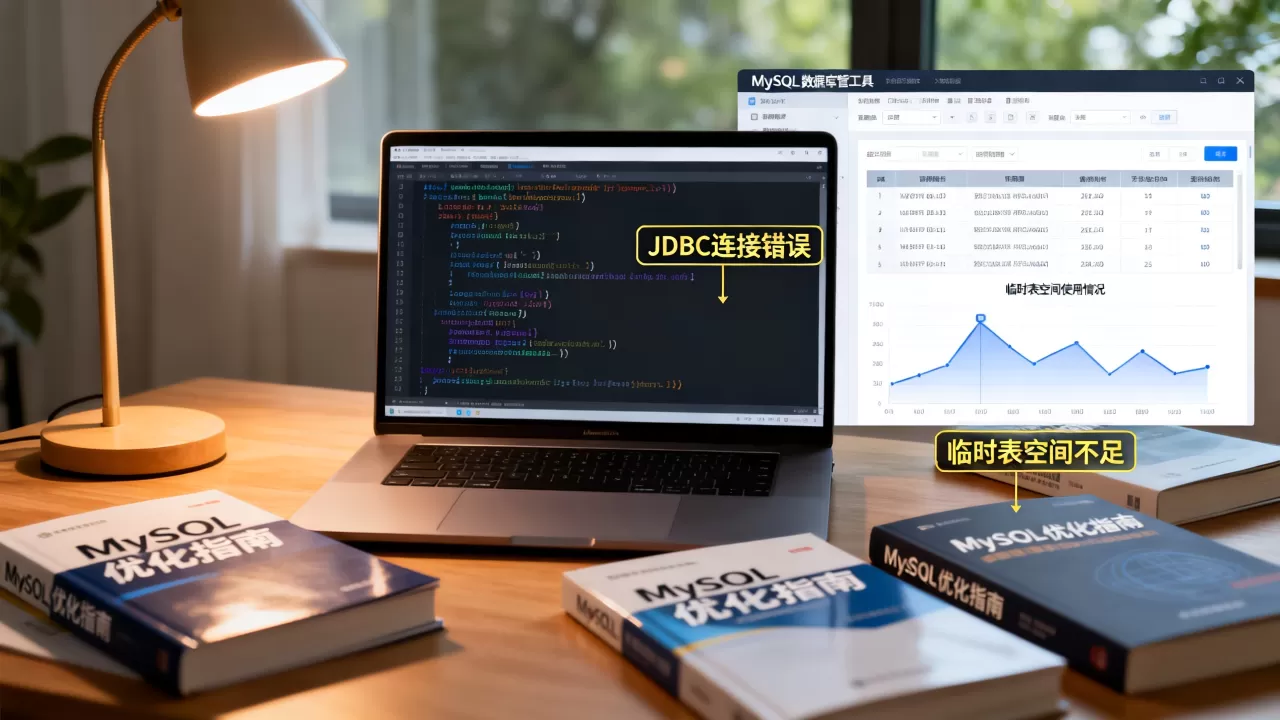 JDBC连接MySQL为何报错?MySQL临时表空间不足怎么解决 JDBC连接MySQL为何报错?MySQL临时表空间不足怎么解决