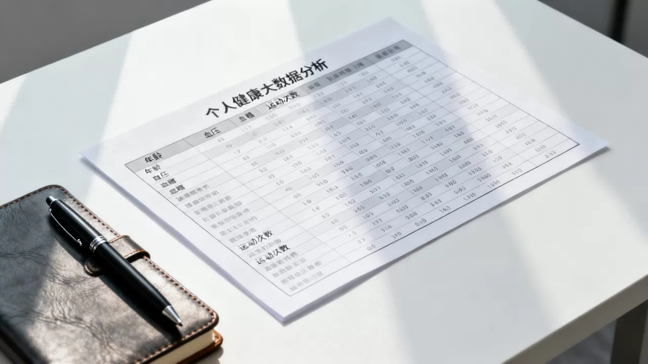个人健康大数据分析表怎么看？如何制作个人健康数据分析表