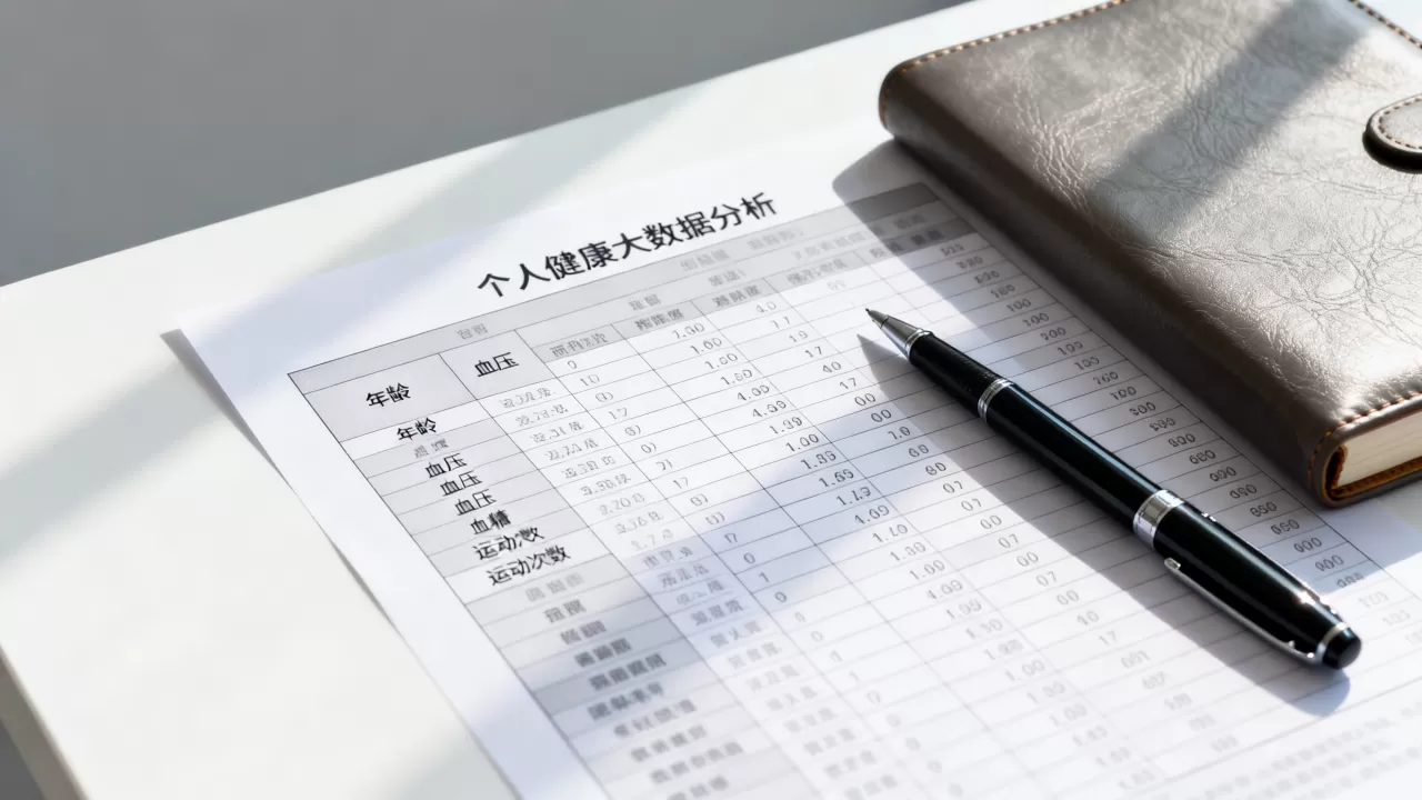 个人健康大数据分析表怎么看？如何制作个人健康数据分析表