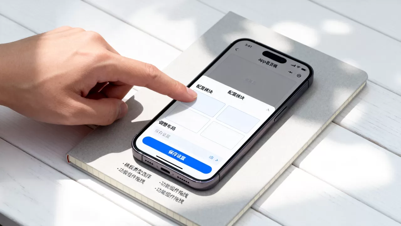 如何配置app首页模板？app首页模板怎么设置