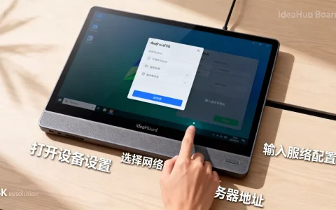 安卓客户端怎么连服务器数据库？IdeaHub Board设备安卓设置教程
