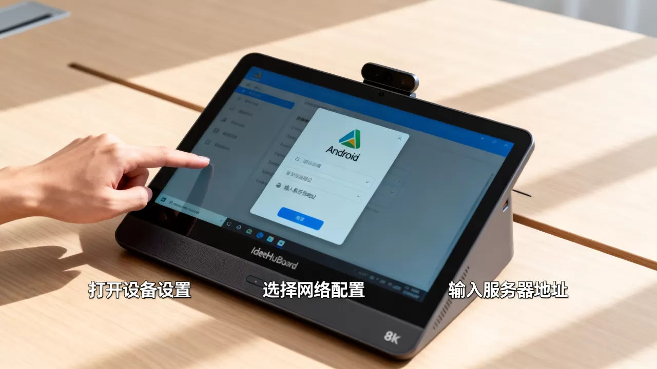 安卓客户端怎么连服务器数据库?IdeaHub Board设备安卓设置教程 安卓客户端怎么连服务器数据库?IdeaHub Board设备安卓设置教程