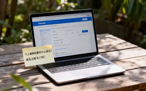 个人做网站要买什么域名？域名注册多少钱