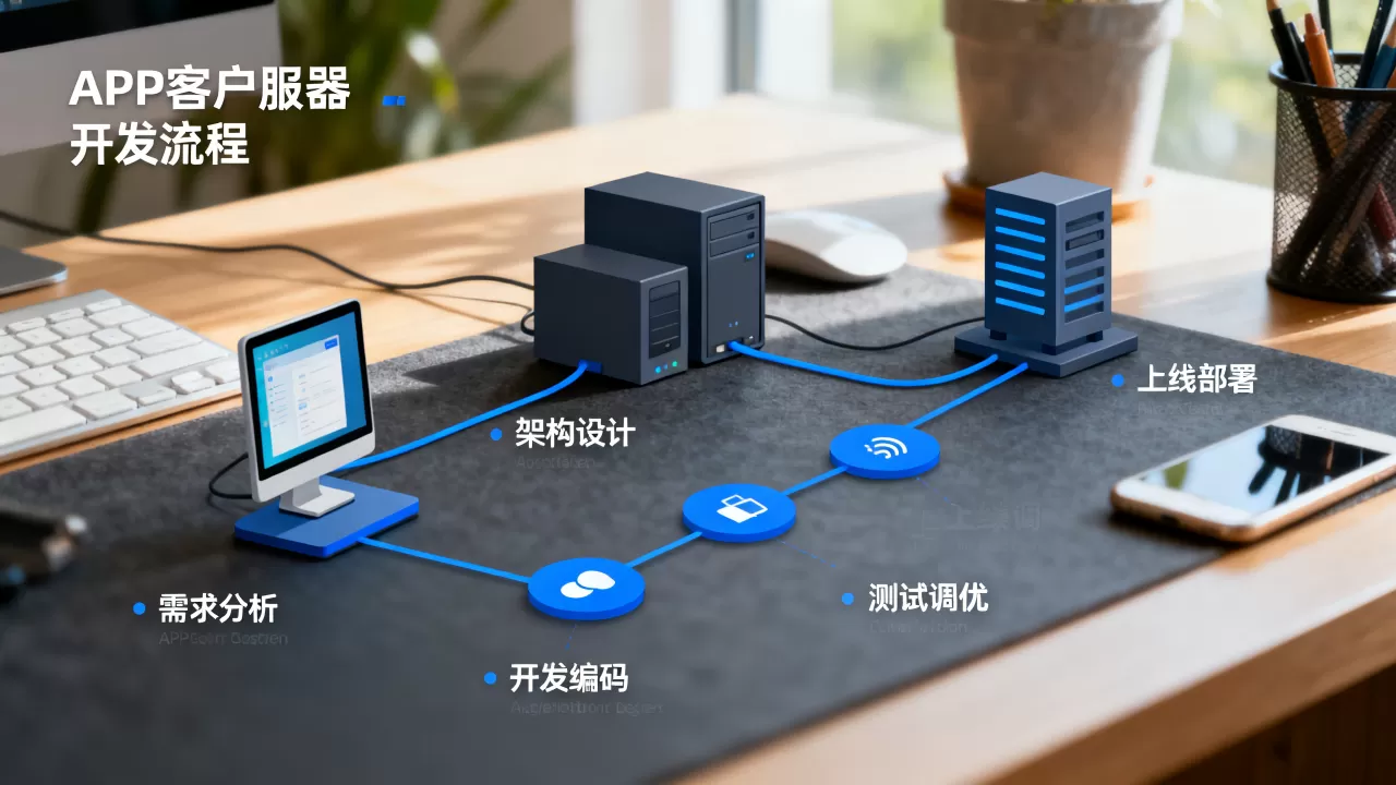 APP客户端服务器开发流程图是怎样的？APP开发流程详解