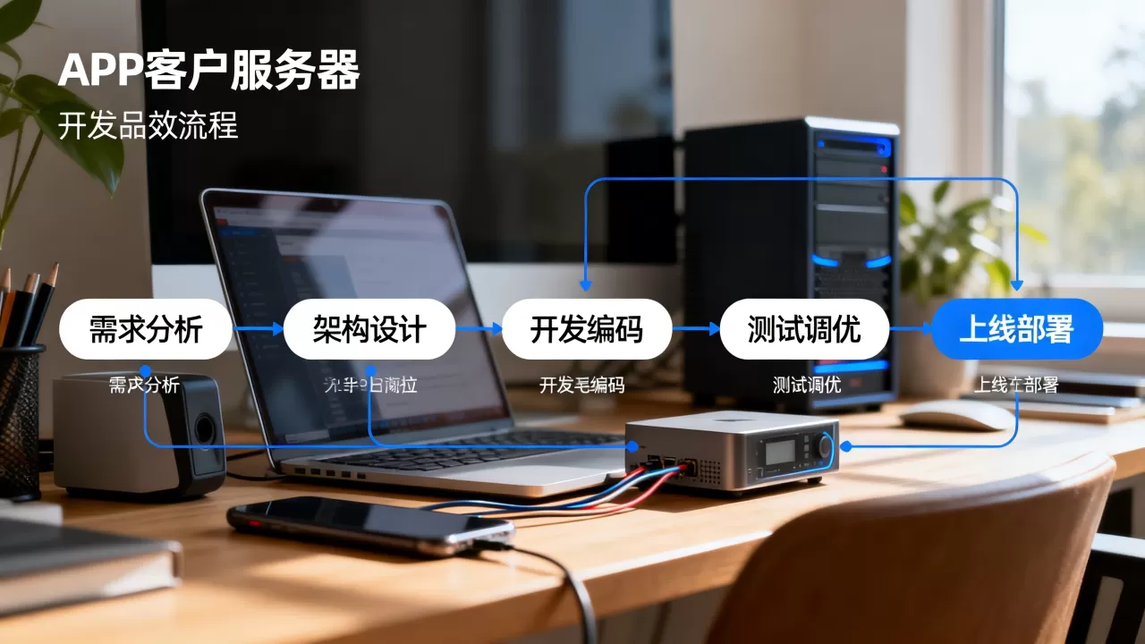 APP客户端服务器开发流程图是怎样的？APP开发流程详解