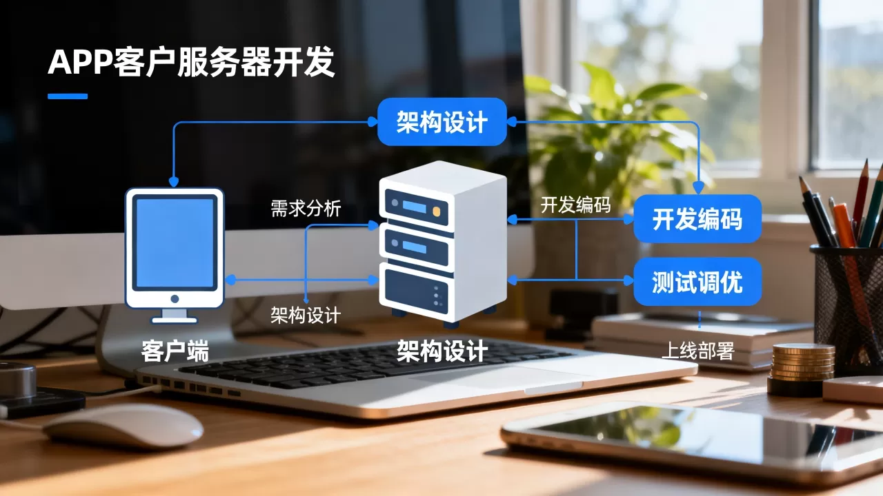 APP客户端服务器开发流程图是怎样的？APP开发流程详解