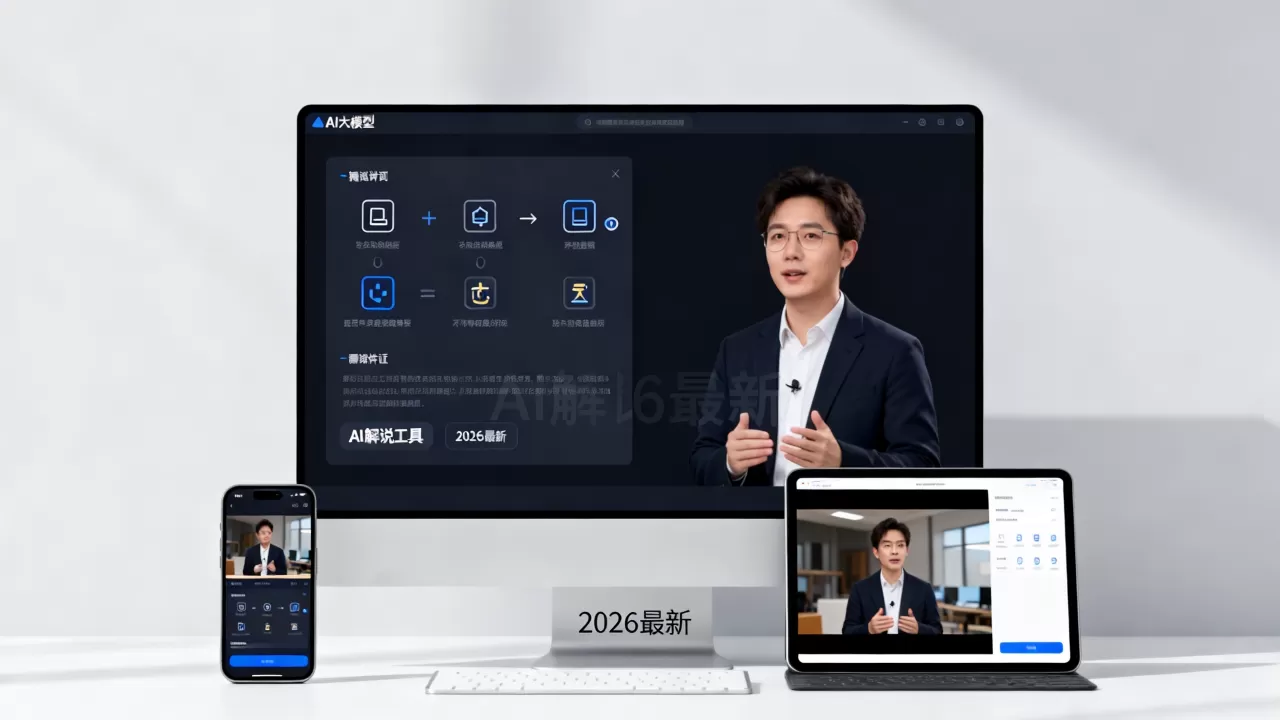 ai大模型解说软件怎么用?2026最新AI解说工具推荐 ai大模型解说软件怎么用?2026最新AI解说工具推荐