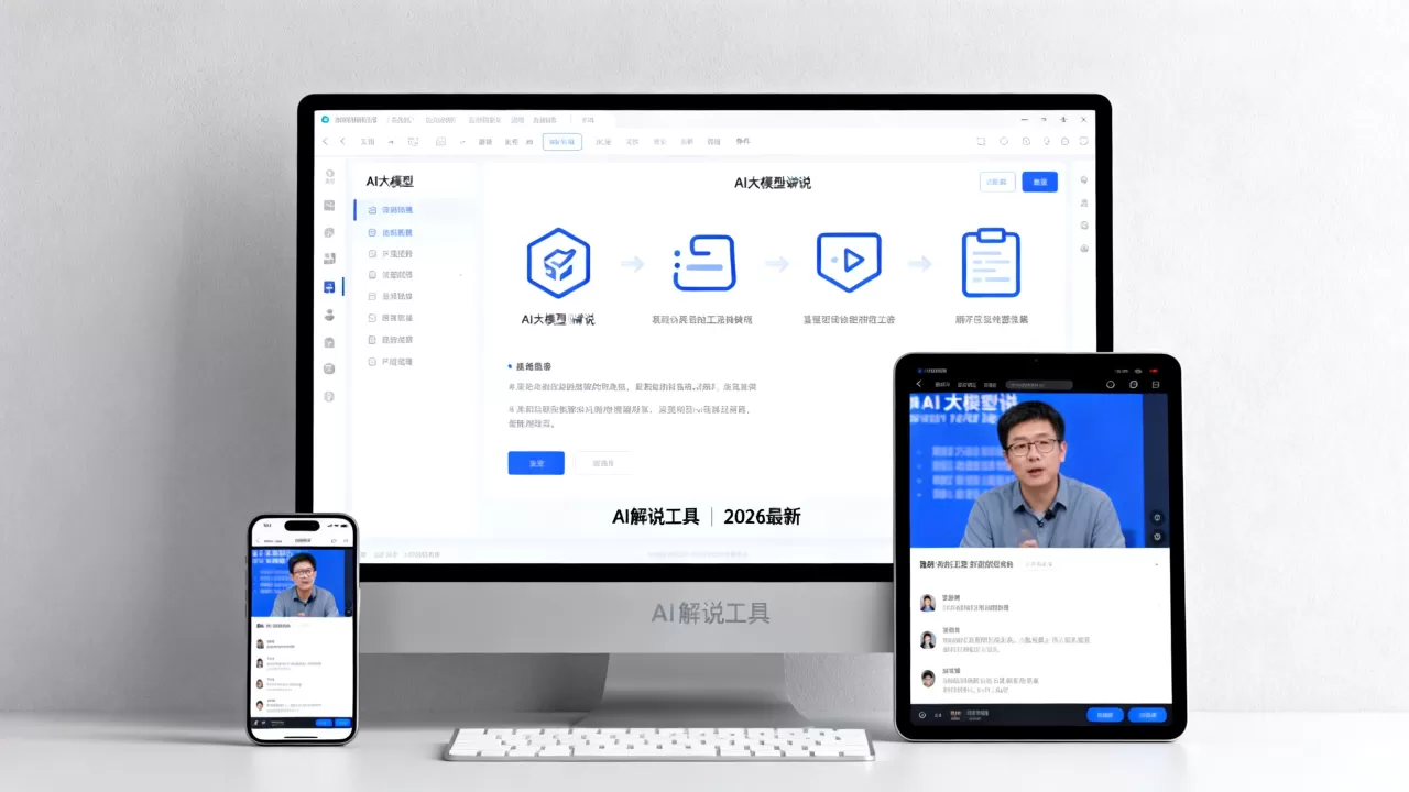 ai大模型解说软件怎么用?2026最新AI解说工具推荐 ai大模型解说软件怎么用?2026最新AI解说工具推荐