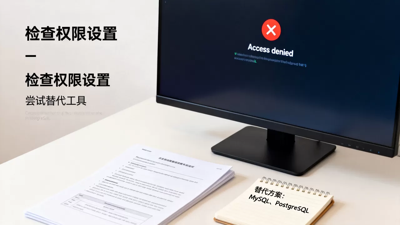 Access数据库报错Access denied怎么解决？替代方案有哪些