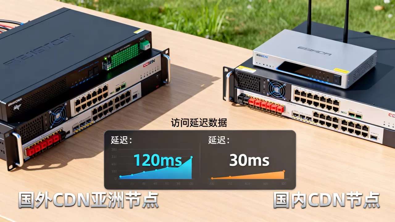 为什么国外CDN亚洲节点访问慢?国内CDN加速效果对比 为什么国外CDN亚洲节点访问慢?国内CDN加速效果对比