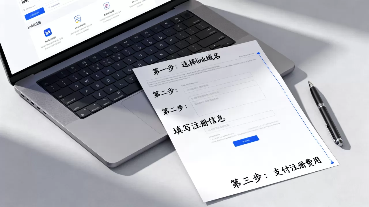 link域名注册有什么注意事项？link域名注册流程及费用