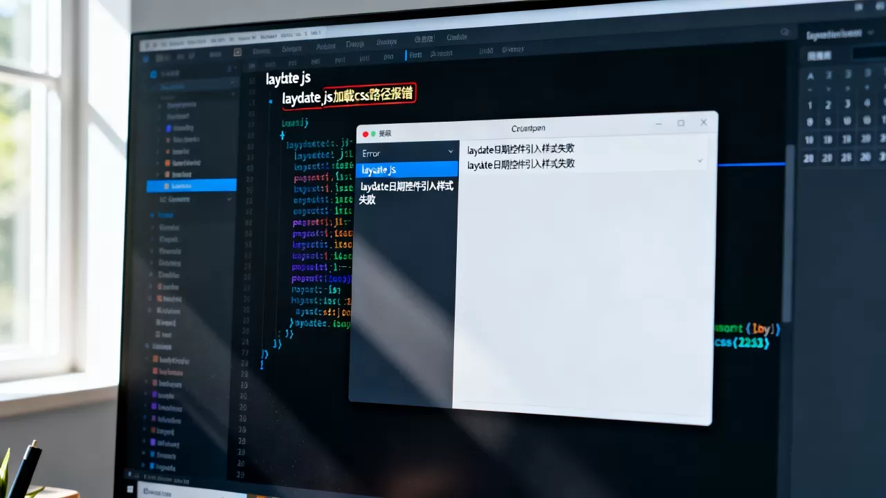 laydate.js加载css路径报错怎么办?laydate日期控件引入样式失败怎么解决 laydate.js加载css路径报错怎么办?laydate日期控件引入样式失败怎么解决