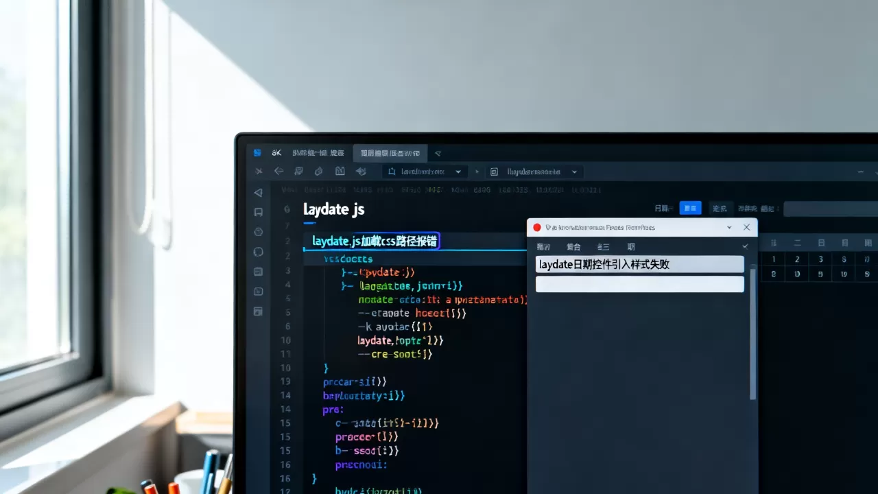 laydate.js加载css路径报错怎么办?laydate日期控件引入样式失败怎么解决 laydate.js加载css路径报错怎么办?laydate日期控件引入样式失败怎么解决