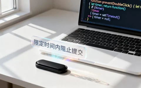 JS如何防止按钮重复点击？限定时间内阻止多次提交