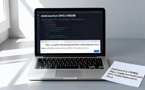 elasticsearch.js cdn怎么引入？elasticsearch.js cdn地址