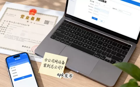 分公司网站能备案到总公司吗？apk发布到公司网站