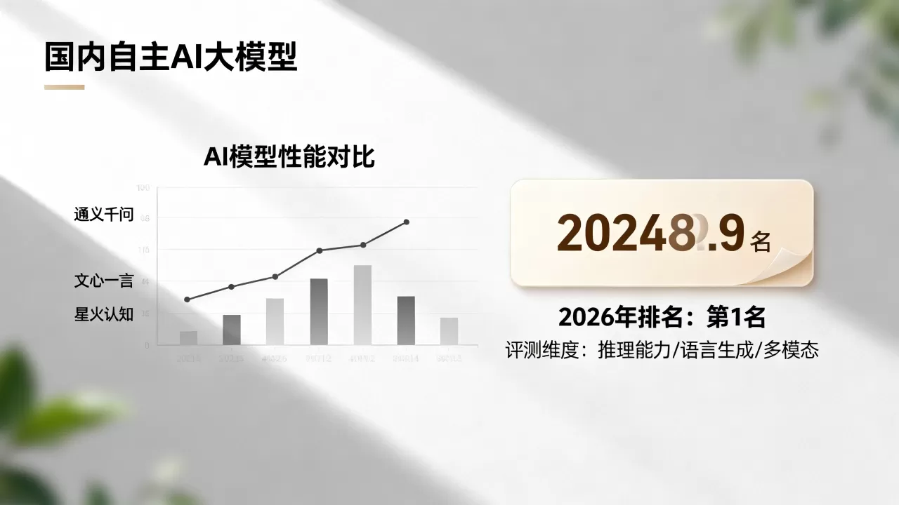 国内自主AI大模型有哪些?2026年最新排名及评测 国内自主AI大模型有哪些?2026年最新排名及评测