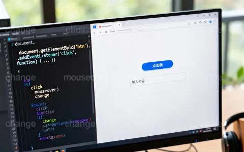 JavaScript与HTML如何交互？js操作dom元素常用事件有哪些