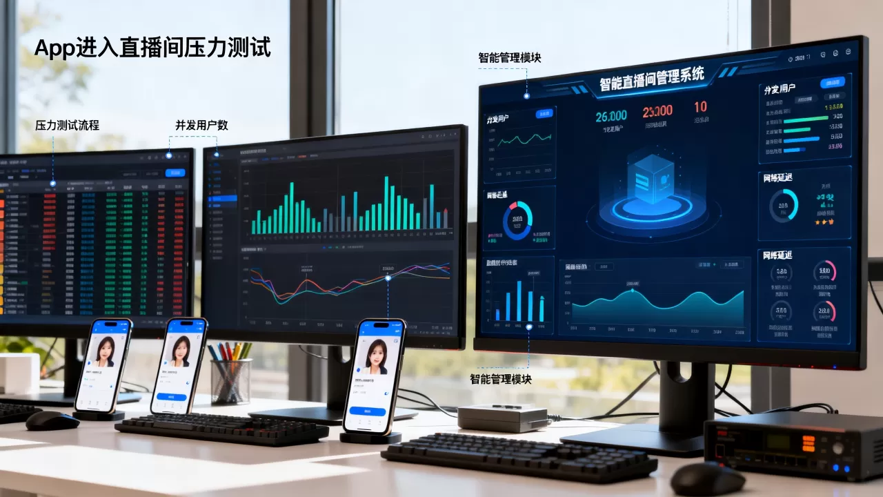 app进入直播间压力测试怎么做?智能直播间管理技巧 app进入直播间压力测试怎么做?智能直播间管理技巧
