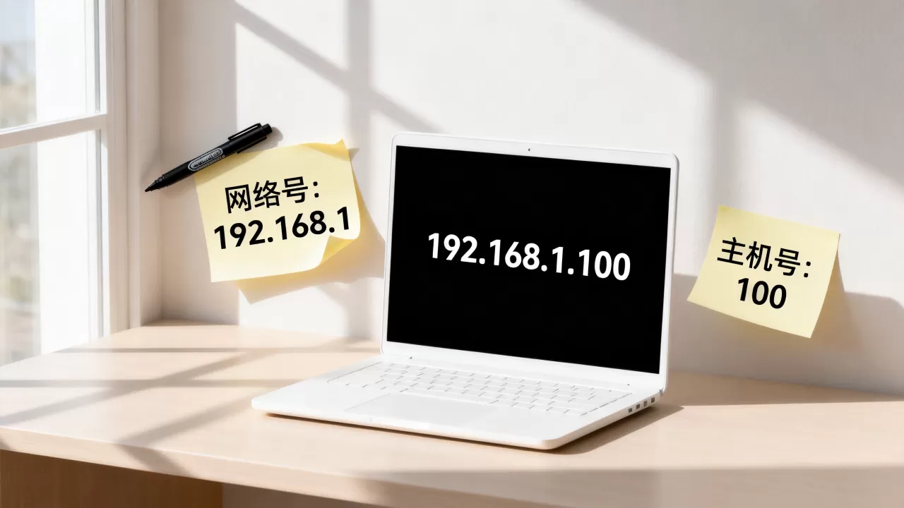 IP网络号和主机号原理是什么？如何区分IP地址中的网络号和主机号