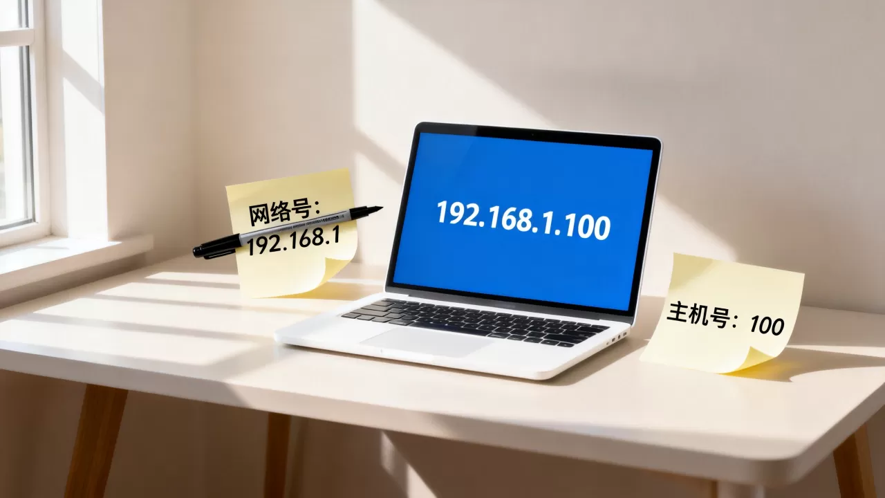 IP网络号和主机号原理是什么？如何区分IP地址中的网络号和主机号
