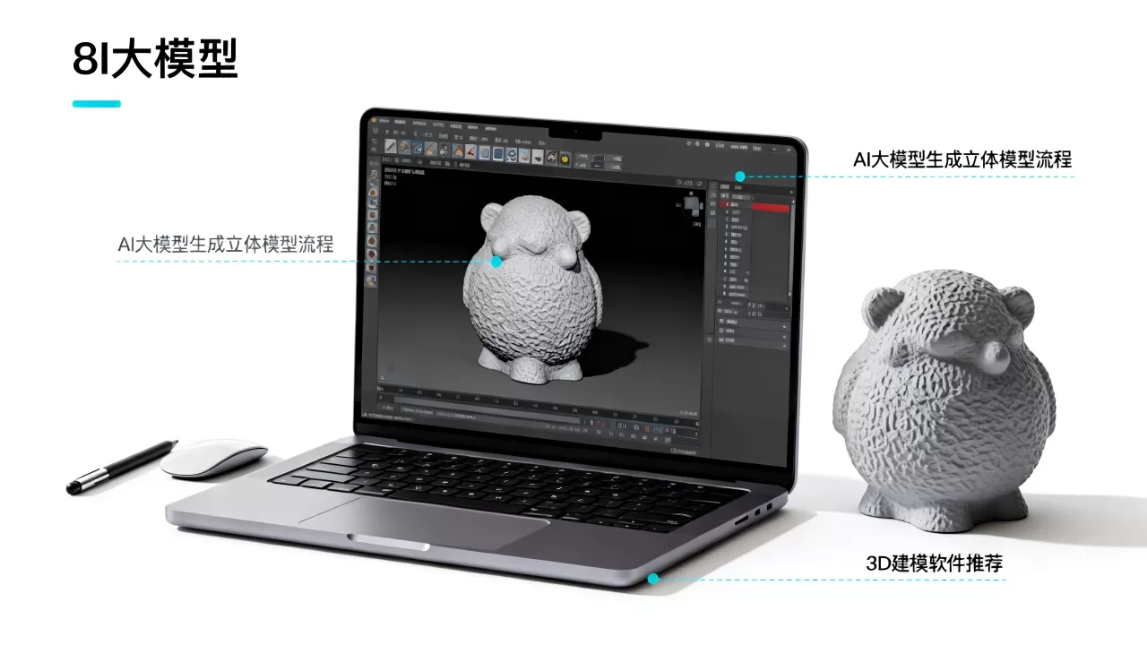 AI大模型如何生成立体模型?3D建模软件哪个好用 AI大模型如何生成立体模型?3D建模软件哪个好用