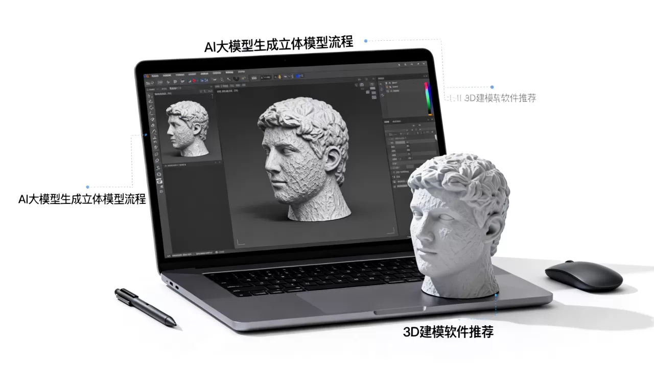 AI大模型如何生成立体模型?3D建模软件哪个好用 AI大模型如何生成立体模型?3D建模软件哪个好用