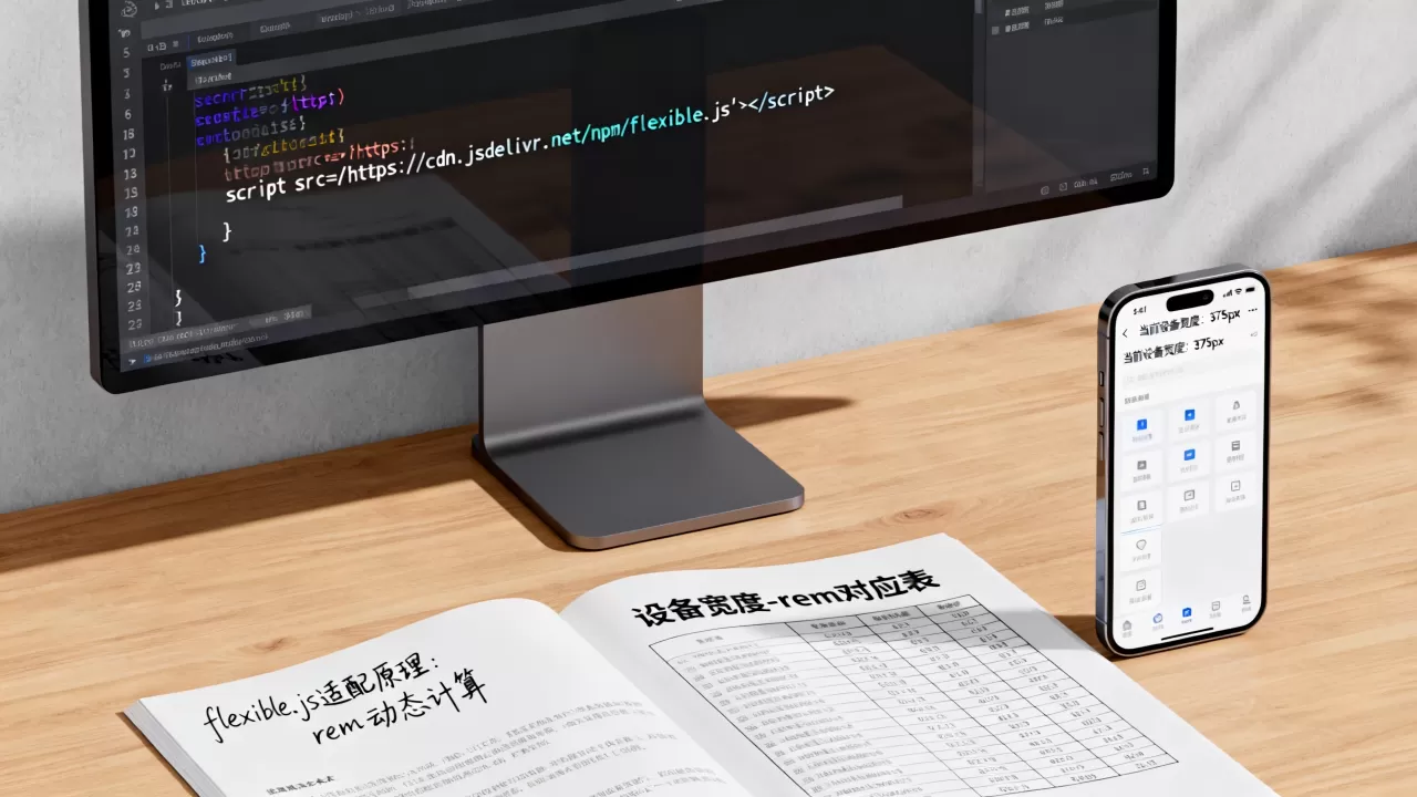 flexible.js cdn怎么引用？flexible.js 适配方案原理