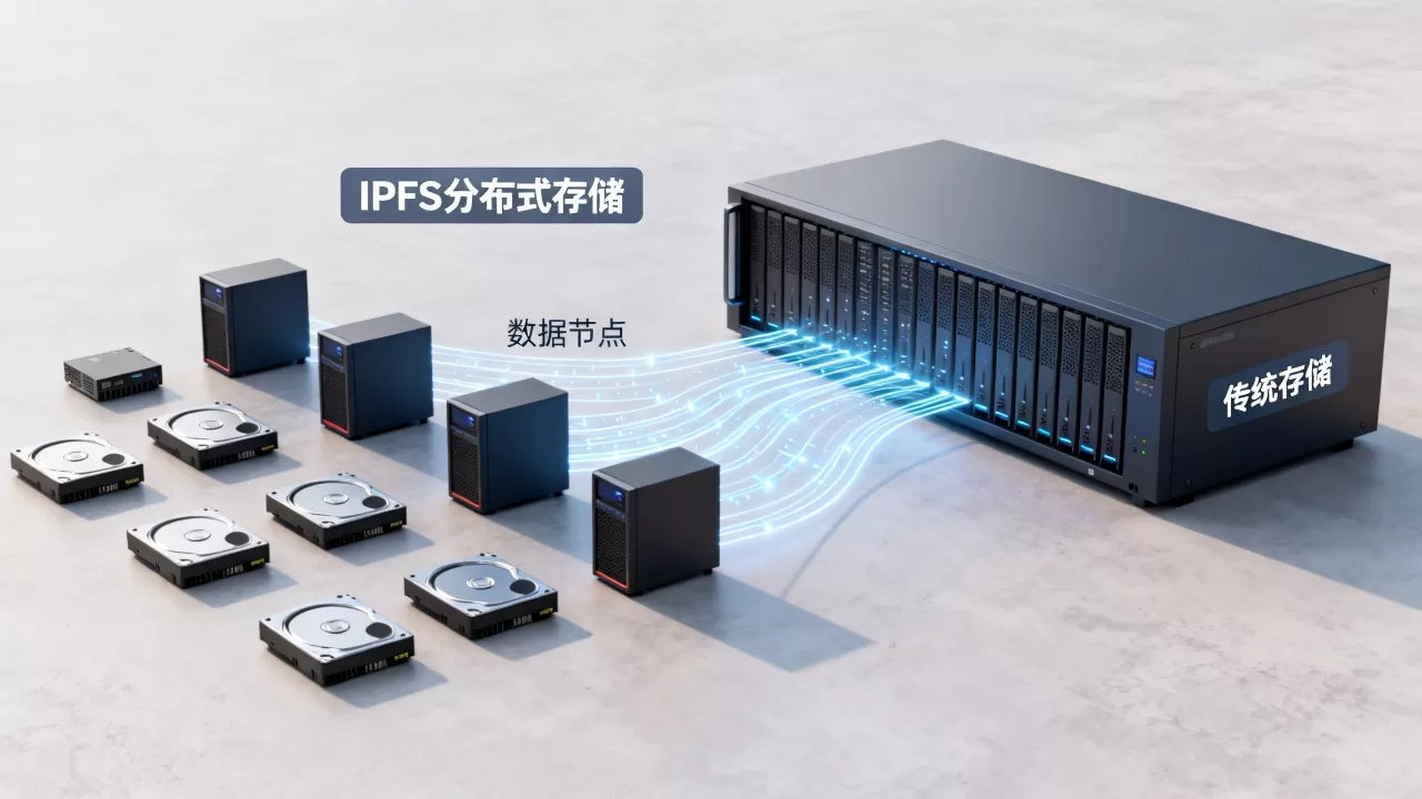 什么是IPFS分布式存储？IPFS分布式存储和传统存储区别