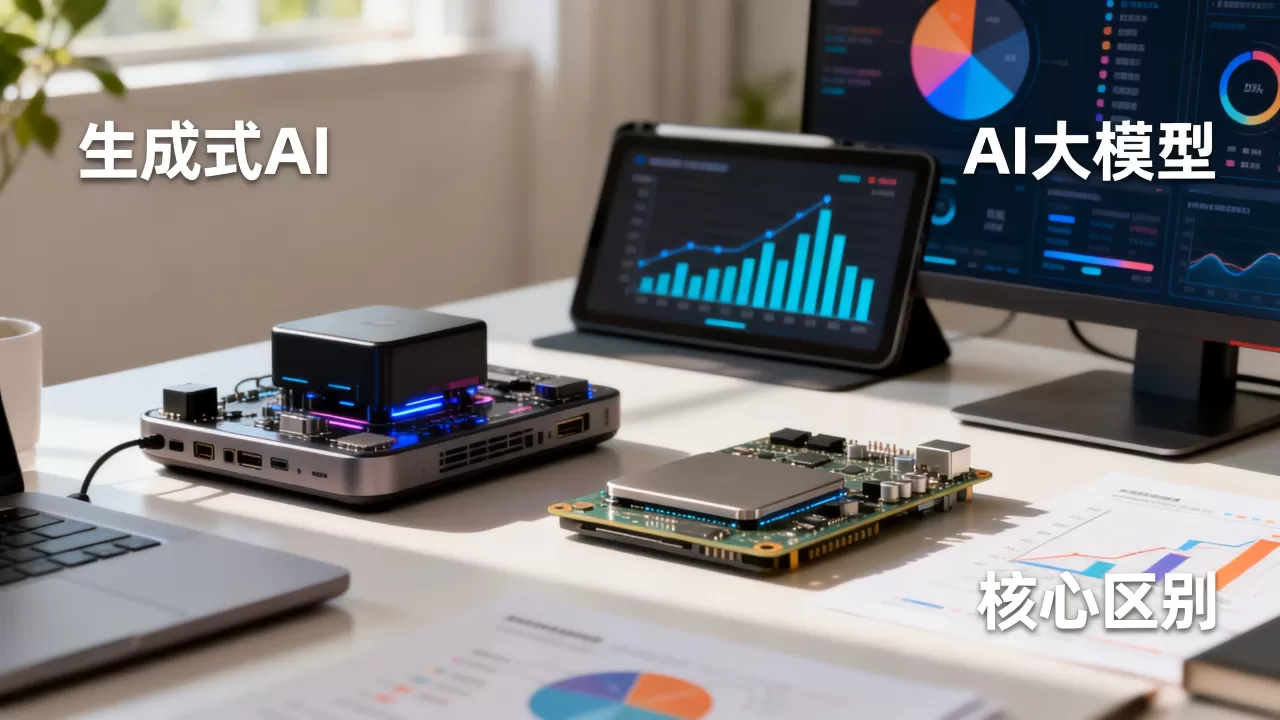 生成式AI和AI大模型有什么区别？