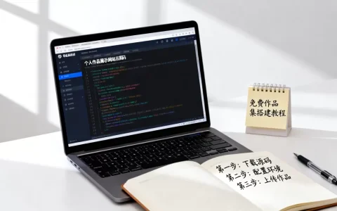 个人作品展示网站源码怎么用？免费个人作品集网站搭建教程