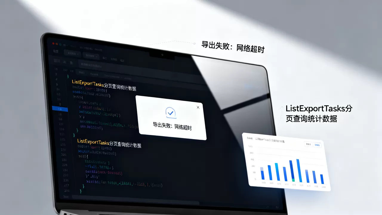 ajax异步分页导出失败怎么办?ListExportTasks分页查询统计数据 ajax异步分页导出失败怎么办?ListExportTasks分页查询统计数据