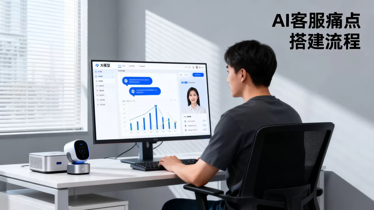 大模型AI客服能解决什么痛点？大模型AI客服怎么搭建